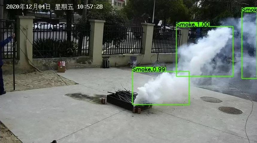 烟雾识别历史方案素材示意